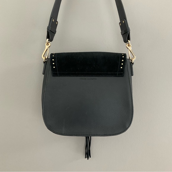 Vince Camuto Artera Saddle Leather/Suede Shoulder Bag. Like new. - Picture 3 of 13